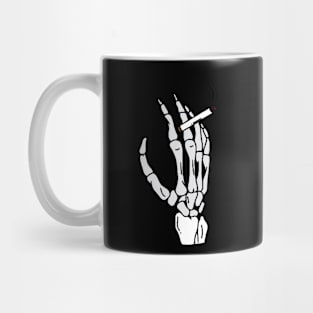 SKELETON HAND SMOKING Mug